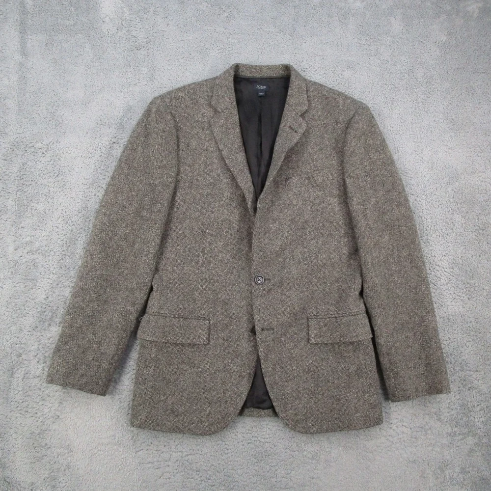 J.Crew Ludlow Blazer 38S Mens Brown Yorkshire Tweed Moon English Wool Sport Coat